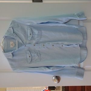 American Eagle Women's XXS Denim Button Down